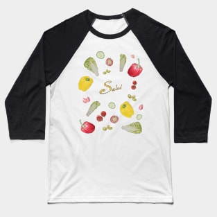 Cheery Salad Baseball T-Shirt